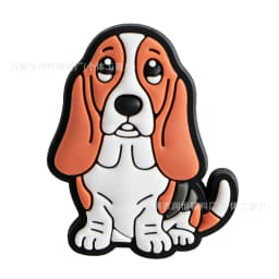 Cute New Dog Shoe Flower Hole Shoe Accessory Detachable PVC Soft Rubber Shoe Buckle Golden Retriever  Samoyed Shoes Charm