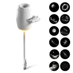 2 in 1 USB Galaxy Projector Light Adjustable Focus Car Interior Ambient Lamp Home Room Starry Star Kids Projection Night Light