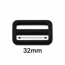 30/50/100Pcs Plastic Adjust Buckles 20-50mm Black Tri-Glide Slider Clasp Bag Strap Dog Collar Hook Webbing Belt Loop Accessories