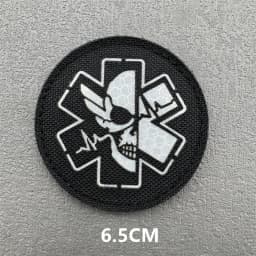 3D Tactical Patches IR Reflective Badge on Backpack Vest Clothing DIY Morale Tactical Badges Hook&Loop Laser Cut Supplies