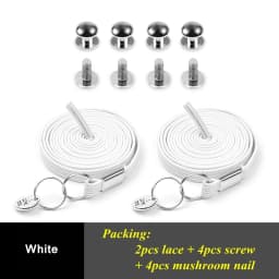 1Pair One Hand Shoelace No Tie Shoelces For Chidren and Adults Quick For Kids and Adult Sneakers Shoelace Quick Lazy Laces