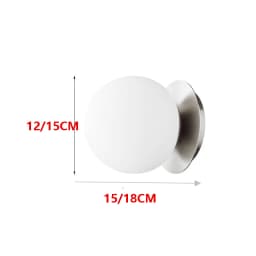 Nordic Globe Glass Wall Lamp Bathroom Mirror Front Wall Lamp Bedroom Bed Wall Lamp Minimalist Modern