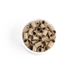 10000pcs/bag 4.0*3.6*6.0mm Copper Flared Flaring Micro Rings Tube Euro Locks for Feather Human Hair Extensions Tools Accessories