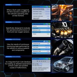 2026 KONNWEI KW330 Car OBD2 Fault Scanner Engine Battery Test Fault Code Clear Real-Time Data Professional OBD Inspection Tool