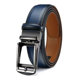 Genuine Leather Men's High-quality Buckle Jeans, Cowhide Casual Belt, Business Denim Belt, Men's Automatic Buckle Belt