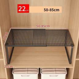 Stackable Telescopic Closet Shelf Retractable Expandable Wardrobe Divider Board Adjustable Layered Partition Cabinet Organizer