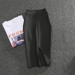 2026 New Women's Pencil Skirts Solid Pur High Waist Slim Fit Girl Summer Office Lady Elastic Female Sexy Tube Faldas PL211
