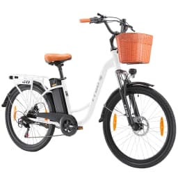 TTGO YY-26ST Electric Bike 26 Inch E-bike 36V14.5 Ah Battery,City Bike 60-75 km Electric Bicycle with Basket EBike for Men Women