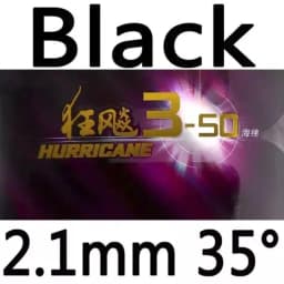 DHS Hurricane 3-50 Professional Table Tennis Rubber Sheet Ping Pong Rubber Pimples In ITTF Approved 3-50
