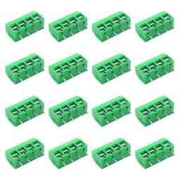 10/50PCS PCB Terminal Block Connector Pitch 5.0mm KF301 Straight Pin 2P 3P Screw PCB Terminal Blocks Connector Assortment Kit