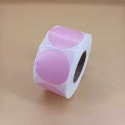 5cm Color Thermal Label Circle Self-adhesive Sticker 6cm Roll Sticker Label Direct Thermal Label for Logo Product Label QR Code