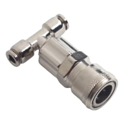 1PC Three-way Straight Through Joint Pneumatic Tank Connector Pneumatic Fitting For Trucks And Trailers Pneumatic Fitting Tools