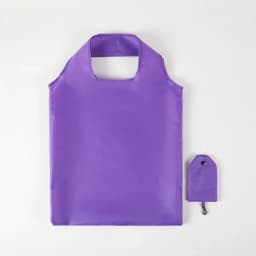 Shopping Bag for Women Men Solid Color Eco-friendly Folding Reusable Portable Shoulder Handbag Polyester for Travel Grocery