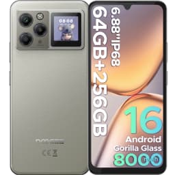 Doogee M30 Pro Smartphone 6.88" Display 8000Mah Battery 1.3" Rear Display 64Gb(8+56) 256Gb 64Mp Camera Android 16 Mobile Phone