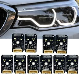 5X White LED Boards For 2017-2020 BMW 5 series G30 G31 G32 GT F90 M5 520i 530i 540i DRL Adaptive LED Headligt Daylight Module