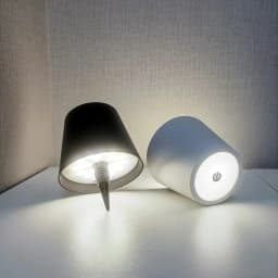 Wireless Table Lamp LED Wine Bottle Base Rechargeable Vases Light Touch Switch Bar Dining Lamp