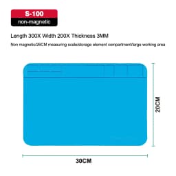 Anti-static ESD Soldering Silicone Mat Heat-Resistant Work Pad For Soldering Iron Soldering Station Repair Desoldering Platform