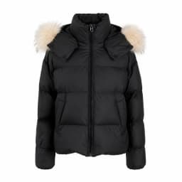 Winter Hooded Natural Large Fur Collar Down Jacket Women White Duck Down Zipper Parker Outwears Female Warm Thick Down Jacket