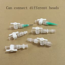Luer Joint Two-way Valve Dispensing Plastic Switch Rotary Baota Connected Air Valve