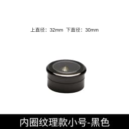 Jewelry Storage Box Gemstone Box Metal Plating Transparent Round Rotating Surface Bare Stone Color Diamond Display Box