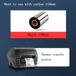 1/2/3/4 Rows Matte Silver Sticker Blank PET Labels for Thermal Transfer Printer Barcode Sealing Stickers Office Supplies