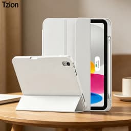 Case for iPad(A16) 11/10th Gen 11/10.9 Inch 2025/2022,Auto Sleep/wake Slim Tri-fold Stand Soft TPU Back Cover with Pencil Holder