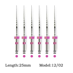 25/21mm Dentl Files SC Forward Rotation NiTi File Systemfor Endodontic Treatment Dentistry Materials 6Pcs/Box SOCO PLUS