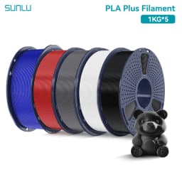 SUNLU 5KG PLAPLUS Filament 1.75MM Neatly Arranged No Knots No Bubble Eco-Friendly Non-Toxic Odorless Bright Color Good Toughness