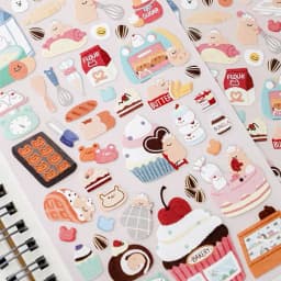 BONITO Cake Desserts Cute Hamster Bakery Stickers Scrapbooking Diy Journal Diary Stationery Sticker School Supplies Gift