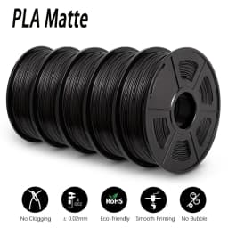 JAYO 3D Filament PLA Matte/ABS/SILK 1.75mm Minor flaws 5Rolls 3D Printing Good Liquidity For FDM 3D Printer Materials DIY Gift