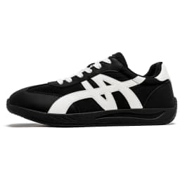HOBIBEAR Barefoot Shoes Unisex Wide Width Artificial Leather Sneakers Classic Retro Minimalist Walking Shoes
