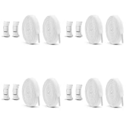 No Tie Shoe Laces Press Lock Shoelaces Without Ties Elastic Laces Locking Without Detachment 8mm Widened Flat Shoelace for Shoes