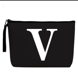 Cosmetic Bag Letter Pattern MakeUp Bag Toiletries Organizer Wash Storage Pouch Wedding Party Bride Gifts Makeup case Organizer