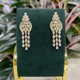GODKI 2026 Luxury Trendy Link Chain Long Drop Earrings Cubic Zircon Earrings For Women Drop Earrings Brincos Fashion Jewelry