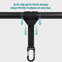 Multifunctional Webbing Spring Snap Hook, EDC Quick Clip Carabiner for Electric Bike Hanging, DIY Backpack Keychain Camping Gear