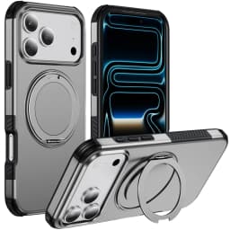 For Magsafe Case For iPhone 18Pro 15 14 13 12 16 17 18 Pro Max 16e Magnetic Wireless Charging Ring Stand Anti-slip Bumper Cover