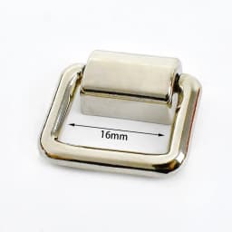5/10/20Pcs 15/16/19mm Metal D Ring Buckles Bag Side Clips for Handbag Chain Handles Connector Bags Strap Hardware Accessories
