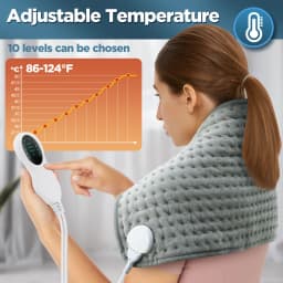 Electric Heating Pad Blanket Office Home For Shoulder Neck Back Spine Leg Winter Warm Camping Sheet 110V 220V Washable 30*60cm