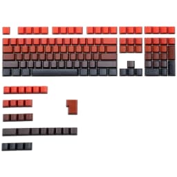 Gradient Blue Side Printed Keycaps Cherry Profile Double Shot PBT Keycaps 136 Keys for Cherry Gateron MX Switches Gamer Keyboard