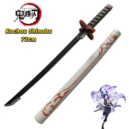 Demon Slayer Katana Sword Original Assembled Anime Cosplay Props Orange Kyoujurou Tanjirou Tokitou Muichirou Swords 72cm