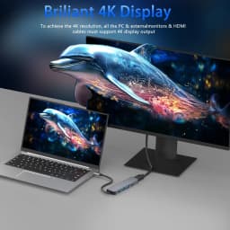 USB C Hub To 4K HDMI-Compatible USB 3.0 2.0 Type C PD Charging Dock for MacBook IPad Samsung S10 Dex TV Mouse Keyboard U Disk
