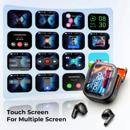 HTC NE20 AI Translation Earbuds - ANC Noise Cancelling, Touch Screen, 135 Lang. Support, Business Conference, Travel Headphones