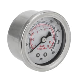 Liquid 0-160 psi 1/8 NPT for Auto Oil Press Gauge Liquid Universal Tester Monitoring System Fuel Pressure Gauge Meter