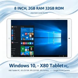 8 INCH Q1 Windows 10 Tablet PC 8GB RAM 128GB ROM 64 Bit Z8350 CPU X80 1.33GHz 1280 X 800 IPS Screen WIFI Quad Core