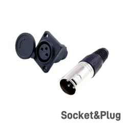 3Pin XLR Lithium Battery Charger Port Inline Plug Adapter Connector Jack Socket For E-Wheelchair Electric Scooters Parts E-Bike