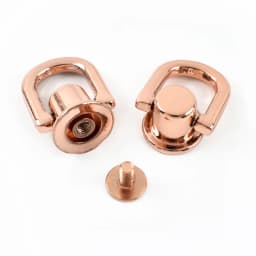 4/10/20Pcs 10mm Metal D Ring Screw Rivet Stud Bag Side Hanger Strap Chain Connector for Handbag Purse DIY Hardware Accessories