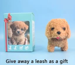 2026 Model Simulation Robot Dog - Featuring Interactive Walking, Barking Sounds, Expressive Eyes and Soft Plush Material, It Can Be a Home Office Companion Controlled by Buttons or a Gift for Appreciation - an Ideal Choice for Adults and Teenagers, a Cute