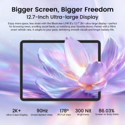 Blackview Link 8 Tablet PC 12.7 Inches 2K Display, Tablet with Wireless Keyboard and Mouse, 90Hz Gaming Android 15 Tablets, 36GB + 256GB