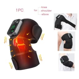 Eletric Knee Heating Massager 3 in 1 Elbow Shoulder Knee Pad Thermal Vibration Leg Support Belt Muscle Relax 3-Speed Heated