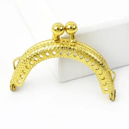 5/10Pcs Deepeel 5cm Embossed Metal Coin Purse Frame Bag Handle Double Ear Wallet Kiss Clasp DIY MouthGold Bags Pendant Accessory